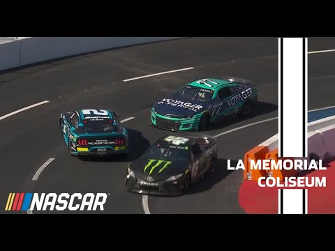 NASCAR ブッシュ・クラッシュ（ロサンゼルス メモリアルコロセウム）ハイライト動画