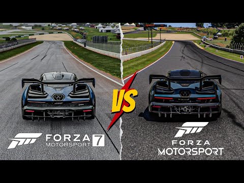 Forza Motorsport 7 VS Forza Motorsport - Road Atlanta Full Circuit - Track Comparison
