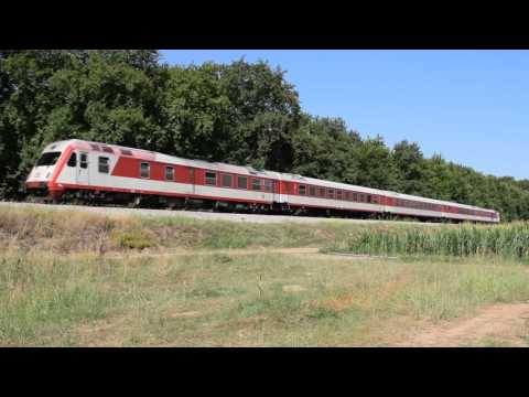 OSE AEG DMU 3521 [520 156 256] near Bralos (190 Km) - 03.07.2016