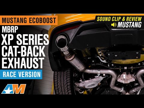 2015-2021 Mustang Ecoboost MBRP XP Series Exhaust with Y-Pipe; Race Version Sound Clip & Review