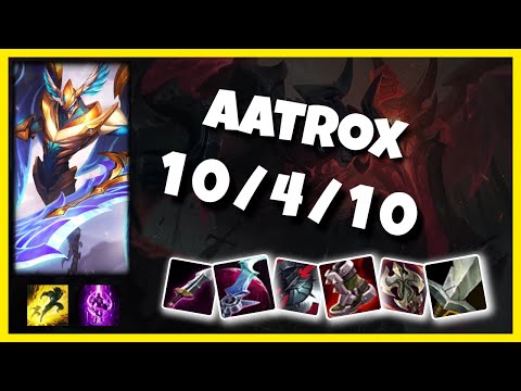 Aatrox vs Akali 10.25 Top Lane S11 Challenger Gameplay (10/4/10) - BR