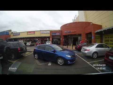 idiot trying to park.