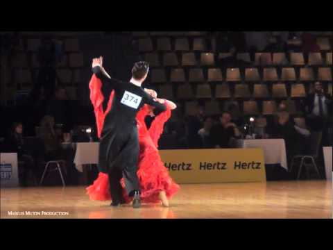 Aarhus 2012 - WDSF Open Adult Standard - solo English Waltz - Dmitri Kolobov & Signe Busk