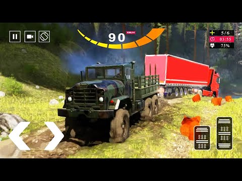 US Army Truck Simulator - US Army Simulator 2020 #2 | Offroad Games 2020 | Best Android Gameplay