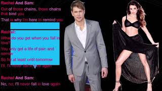 I’ll Never Fall In Love Again Glee Lyrics