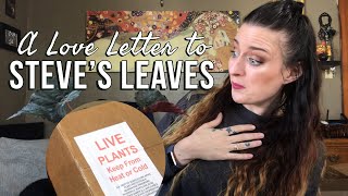 HOUSEPLANT UNBOXING 🌿 Goth Plant Haul from Steve’s Leaves