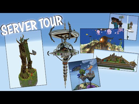 20 AMAZING Minecraft Build Ideas | Minecraft Skyblock Server Tour (Season 3)