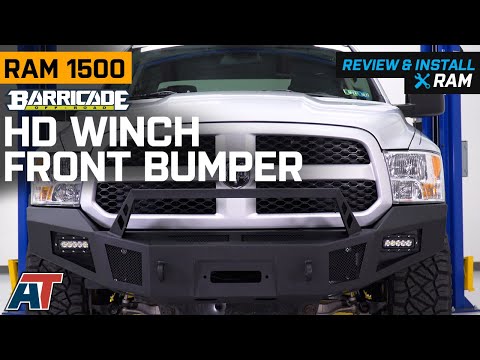 2013-2018 RAM 1500 Barricade HD Winch Front Bumper with LED Lighting Review & Install