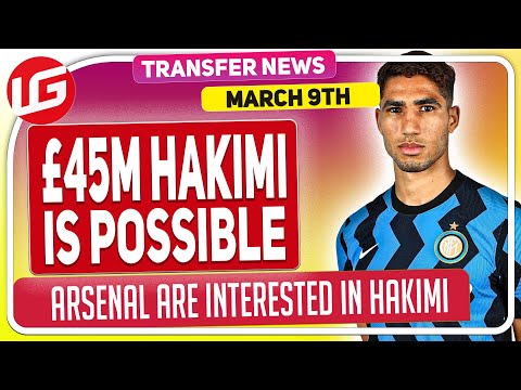 ARSENAL CHASING £45M ACRAF HAKIMI
