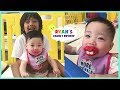WIERD FUNNY SCARRY TEETH Twin Babies Trying On Funny Pacifiers With Ryan S Family Review