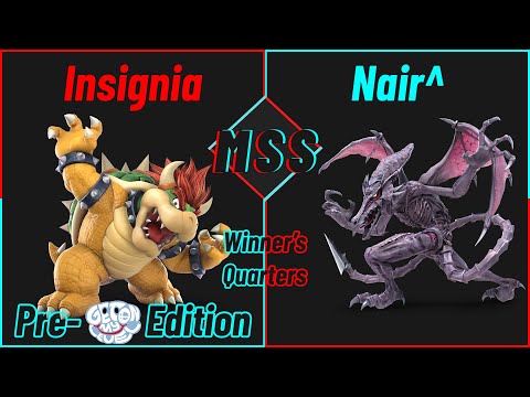 Insignia (Bowser) vs Nair^ (Ridley) - Winner's Quarters - MSS Pre-GOML 2023