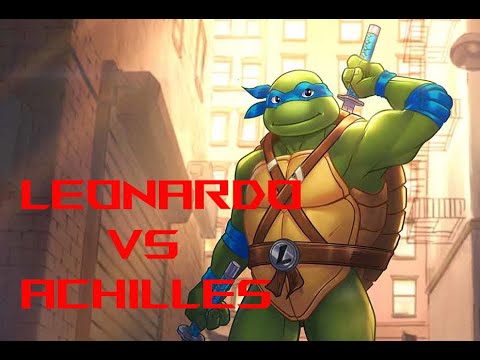 Smite:(conquest) Leonardo vs Achilles in the solo lane