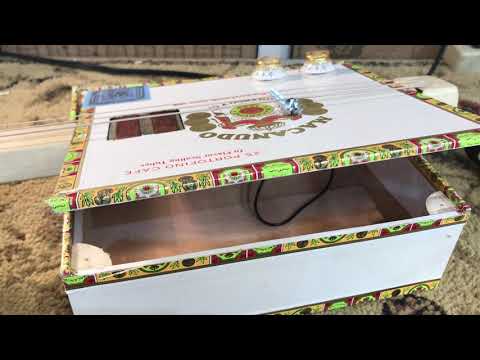 Shane Speal shows the inside of the Gittybucker Guitar