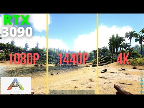 ARK: Survival Evolved | 1080p vs 1440p vs 4K // RTX 3090 + Ryzen 7 5800X