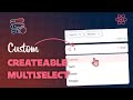 Custom Createable Multi Selector Using React js and Tailwind css | Createable Multiselect
