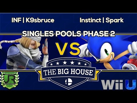 TBH6 PHASE 2 POOLS - INF | K9sbruce (Sheik) vs Instinct | Spark (Sonic) - Wii U