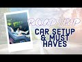 ROAD TRIP Car Setup with Two Toddlers | Mom Car Organization & Must Haves
