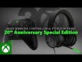 Unboxing Xbox 20th Anniversary Special Edition Wireless Controller and Stereo Headset
