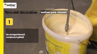 weberpas classic - tencuiala decorativa acrilica - generatie noua