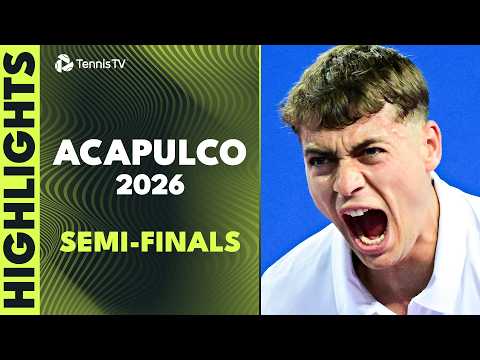 THRILLING Tiafoe vs Nakashima; Cobolli Battles Kecmanovic | Acapulco 2026 Semi-Final Highlights