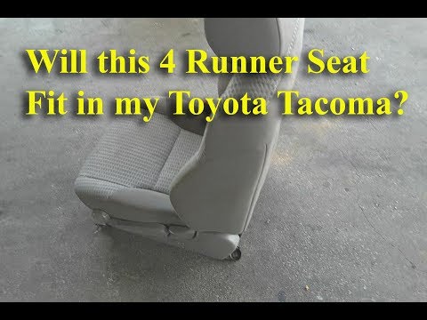You need this Toyota Tacoma front seat modification part 1