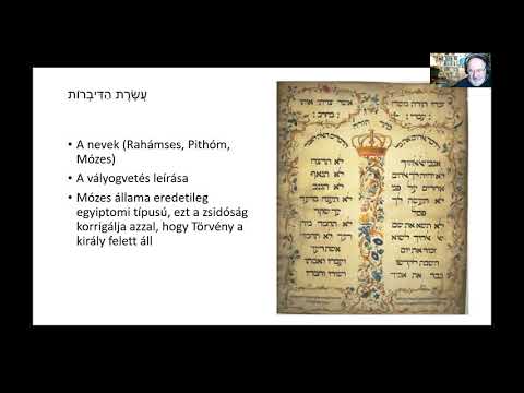 Szunyogh Szabolcs előadása – Tízparancsolat Merneptah sztélé