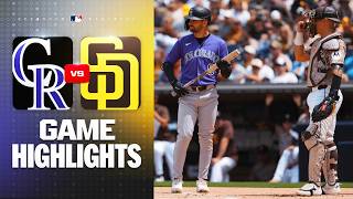 Rockies vs. Padres Game Highlights (4/12/26) | MLB Highlights