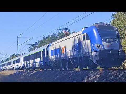 IC 81106 MEWA / Świnoujście - Warszawa Wschodnia / Przelot niedaleko stacji Budki Nowe / 07.10.2022