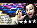 ESCAPING 5 STAR WANTED LEVEL IN GTA 5 WITH TANK RAWKNEE