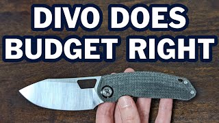 Divo Knives Growler Prototype - Small Details Review & Disassembly - Budget EDC Knife Micarta