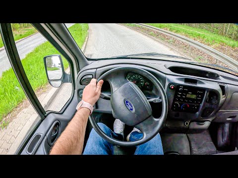 2006 Ford Transit V [2.0 TD 80 HP] |0-100| POV Test Drive #1688 Joe Black