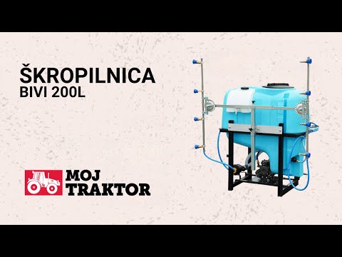 ŠKROPILNICA BIVI 200L 🚜💦