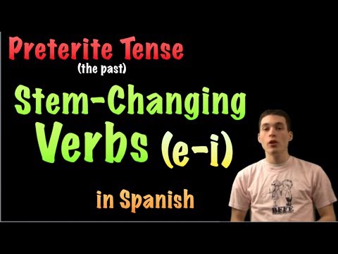 02 Spanish Lesson - Preterite - Stem-changers (e-i)