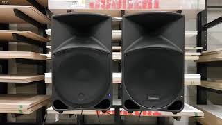 Video thumbnail for Tapco Thump TH-15A & Mackie Thump TH-15A Active Speaker Test Indoor on T Bar by RDG