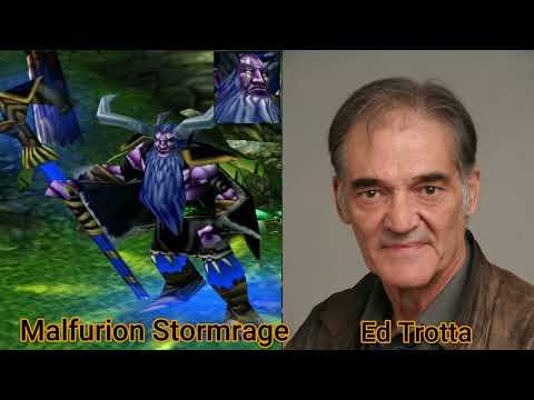 Character and Voice Actor - Warcraft 3 Reign of Chaos - Malfurion Stormrage - Ed Trotta
