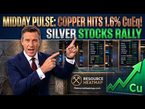 Copper Giant Hits 1.6% CuEq Assay! | Silver Stocks Rally | Midday Resource Report