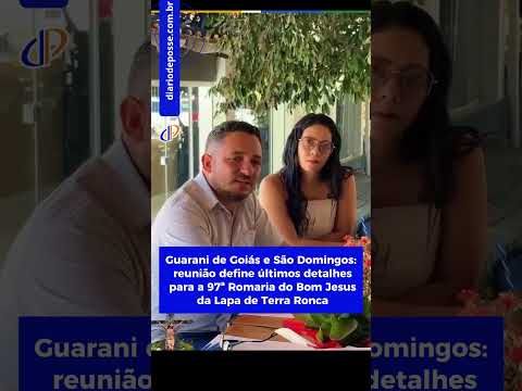 Guarani de Goiás e São Domingos: reunião define últimos detalhes para a 97ª Romaria do Bom Jesus.