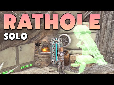 SOLO Claiming A Hidden Ragnarok Rathole DAY 1 On ARK
