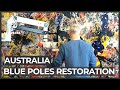 Australia's iconic Blue Poles goes under major restoration