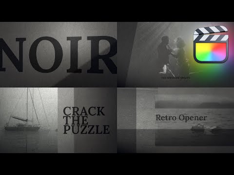 Retro Opener Modular Template for Final Cut Pro — MotionVFX