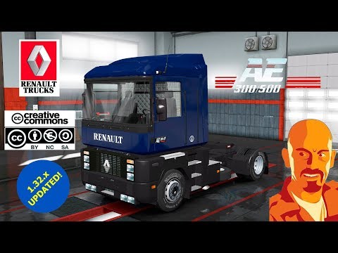 RENAULT AE MAGNUM ETS2 1.34.x & OLDER VERSIONS