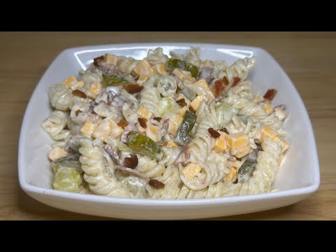 Easy and Delicious Dill Pickle Pasta Salad
