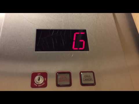 Amazing fast Westinghouse elevators at Miracle Mile Tower in Los Angles CA