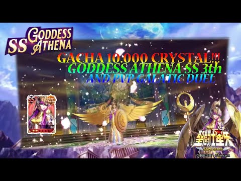 GACHA 10.000 CRYSTAL!!! BANNER GODDESS ATHENA + PVP  ( SS GODDES ATHENA ) l Saint Seiya Awakening