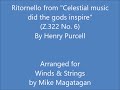 Ritornello From Celestial Music Did The Gods Inspire Z 322 No 6 For Winds Strings