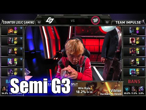 CLG vs Impulse | Game 3 Semi Finals S5 NA LCS Summer 2015 Playoffs | CLG vs TIP G3 SF