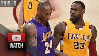 LeBron James - Cleveland Cavaliers - Kobe Bryant - Los Angeles Lakers