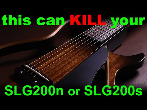This could kill your Yamaha SLG200N or SLG200S silent guitar.  Battery holder box replacement
