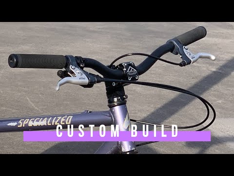 custom modded specialized rockhopper fake slopestyle bike build