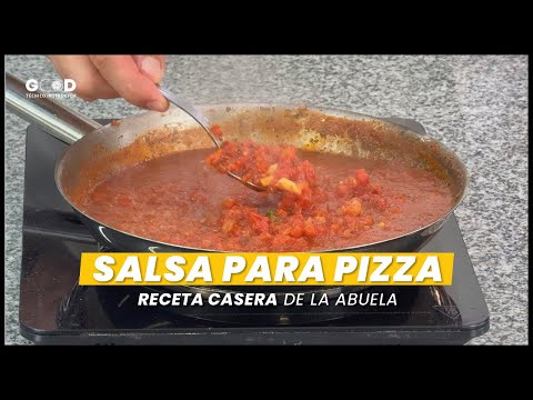 Salsa para Pizza Casera - Receta de la Abuela paso a paso 🍅🔥